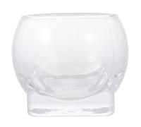 AUTSUPPL Bicchiere in Vetro Trasparente Spesso per Latte e Tazza per Bevande e Dessert Design e Resistente Adatto Famiglia e Regalo