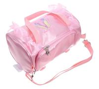 AUTSUPPL Borsa da Danza per Ragazze in Tessuto Rosa, Raffinata e Pratica per Organizzare Accessori di Balletto, per Viaggi e Facile Accesso
