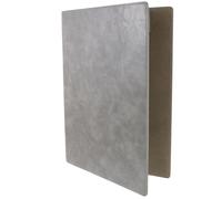 AUTSUPPL Cartella Portadocumenti in PU Resistente con Portapenne Flessibile e Scomparti Interni Organizer Portfolio per Ufficio e Colloqui Grigio Elegante