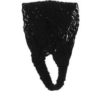 AUTSUPPL Cerchietto Donna Nero Elegante Copritestata Elasticizzata in Pizzo Largo per Feste e Matrimoni, Accessorio Chioma un Look Giovane alla Moda