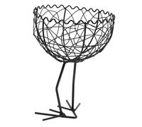 AUTSUPPL Cestino Di Frutta Rete Di Ferro Organizer Multifunzionale Per Frutta e Verdura Elegante Centro Tavola Per Cucina e Decorazione Casa Capacità Ampia