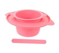 AUTSUPPL Ciotola in Silicone Resistente al per Sciogliere Cera Bastoncino Mischiatore per Maschere e Depilazione Antiscottatura e Facile da per e Domestico Riutilizzabile