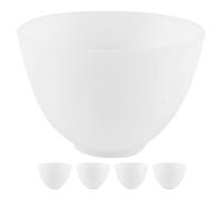 AUTSUPPL Ciotola per Maschera Viso in Silicone Medio Set 5 Pezzi per Saloni e Applicazione Fai da Te, Accessori per Maschere Spa, Ciotola per Preparare Maschere Facciali e Mescolare