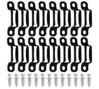 AUTSUPPL Connettori a Vite Nascosti per Mobili in Acciaio Spesso, Elementi di Fissaggio Combinati per Ripiani e Armadi, Set da 100 Pezzi per Organizzazione Armadi e Montaggio Mobili