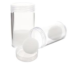 AUTSUPPL Contenitore per Monete 2 Pezzi in Plastica Schiuma Anti-Scivolo e Resistenza all'Usura per Collezionisti di Numismatica Tubi la Raccolta Monete