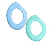 AUTSUPPL Copri Tavoletta WC O-Forma in Eva, Set 2 Pezzi, Morbido e Caldo, Impermeabile, per Bagno di Casa
