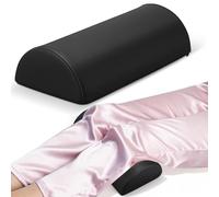 AUTSUPPL Cuscino le Gambe a Mezzaluna in Memory Foam Nero Supporto Confortevole per Massaggi e Riduzione Affaticamento Piedi, per Saloni di Bellezza