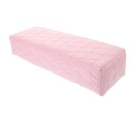 AUTSUPPL Cuscino Manicure per Mani in Pu e Spugna Rosa, Poggiapolsi per Manicure che Riduce la Fatica le Mani, per Nail Art e Uso Professionale