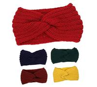AUTSUPPL Fascia Di Lana Elastica Per Donna Fascia Buona Assorbenza Adatta Per Allenamento Yoga Ed Esercizi Morbida E Non Scivolante