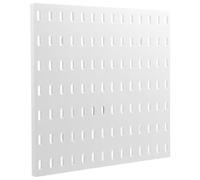 AUTSUPPL Garage Wall Organizer, Pannello Pegboard Da Parete Bianco in Plastico, Installazione Facile, Soluzione Salvaspazio per Garage e Ambienti Moderni