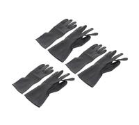 AUTSUPPL Guanti Antiscivolo Impermeabili per Shampoo e Tintura Chioma 3 Paia Taglia S per Salone e Utilizzo Domestico, Protezione Mani Lavabili