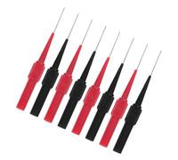 AUTSUPPL Kit in Acciaio Inossidabile e Ottone Nichelato 8 Pezzi Sonde per Multimetro Punta di Precisione per Test Circuito e Riparazioni Dispositivi Elettronici