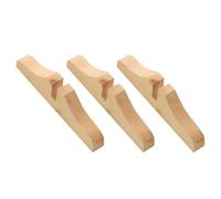 AUTSUPPL Legno Supporto Divisorio 3 Pezzi per Pannelli e Schermi | Base Liscia e Lucidata, per Ambienti Interni e Divisione Flessibile, Ottimizza lo Spazio Domestico