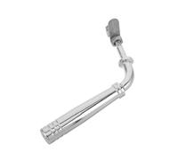AUTSUPPL Maniglia per Porta della Stufa in Acciaio Inossidabile Argento, Resistente al Calore Design Ergonomico, Adatta per Sportelli del Stufa e Coperchi di Focolare