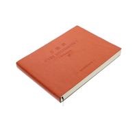 AUTSUPPL Manuale di Finanza Portatile Marrone Pagine Orizzontali 320 Pagine Libro Contabile Multifunzionale per Uso Scolastico e Lavorativo