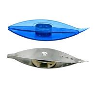 AUTSUPPL Navette per Tessitura e Chiacchierino 2 Pezzi in Plastica e Metallo, Strumenti per Cucito Domestico Superficie Liscia e Resistente, Accessori per Lavori a Maglia Fai da Te