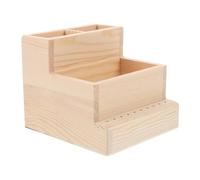 AUTSUPPL Organizer Per Utensili Per Unghie Custodia Per Trapano Per Unghie in Legno Grande Capacità Inserto Per Punte Per Manicure Professionale e Salone Di Bellezza