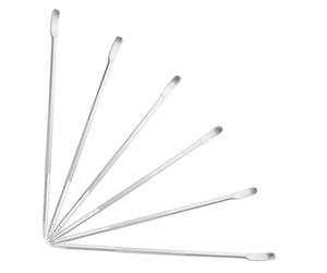 AUTSUPPL Penne per Latte Art Utensile Leggero e Creativo in Acciaio Inossidabile Set 6 Pezzi Ago Decoratore per Cappuccino per Decorazione caffè