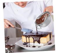 AUTSUPPL Pentola Bagnomaria Doppia in Acciaio Manico Ergonomico Sciogli Cera Cioccolato e Burro per Fondere Caramelle Formaggi e Candele in Cucina