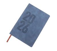 AUTSUPPL Planner Soft Cover PU Journal Notebook con Tracker Abitudini e Mensile per Pianificazione Giornaliera Organizzatore Settimanale e Mensile con Schede Facili e Carta Antitracce Blu
