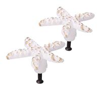 AUTSUPPL Pomelli a Forma di Stella Marina in Ferro 2 Pezzi Maniglie Retrò Mediterranee per Cassetti e Armadi Decorazione a Tema Oceanico per Mobili Facili da Installare Resistenti e