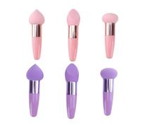 AUTSUPPL Set da 2 Penne Spugna per Trucco in Lattice Porpora, Uso Prolungato e Correzione Imperfezioni, Perfette per Blush e Correttore Portatili