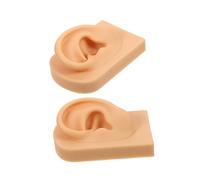 AUTSUPPL Simulazione Orecchio in Silicone per Pratica Piercing e Esposizione Orecchini Realistico per Addestramento e Pulizia Adatto Studenti e Professionisti