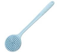 AUTSUPPL Spazzola da Doccia in Silicone Manico e Fori per Appendere, Morbida e Delicata sulla Pelle, la Pulizia del Corpo in Bagno