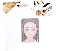 AUTSUPPL Tavola per Pittura del Viso Riutilizzabile per Modello per Pratica Trucco Palcoscenico Facile da Pulire Strumento per Esercitare Tecniche di Face Painting