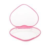 AUTSUPPL Travel Storage Bag Hard Shell Heart Design Small Toiletry Organizer With Zipper For Cosmetics And Accessories Protection For Travel And Home Use