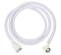 AUTSUPPL Tubo Prolunga per Lavatrice in PVC Resistente con Raccordo in Acciaio Inox Flessibile e Facile da Installare per Ingresso Acqua e Scarico Rapido Compatibile con Modelli Standard