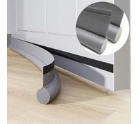 AUTUCAU Paraspifferi per porta 96 cm, isolamento regolabile, su un lato, autoadesivo, insonorizzante, blocca l'aria per il rumore e l'odore, versione aggiornata