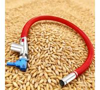 AUTUMFLATGAO Coclea per Cereali Industriale da 2000 W, Macchina per Pompaggio di Cereali da 1,5 M con Tubo Flessibile, Trasportatore a Coclea Portatile per Mais, Grano, Cemento, Sabbia E Polvere