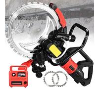 AUTUMFLATGAO Sega Circolare per Calcestruzzo De 9500W, Sega a Anello para Hormigón De 3000rpm, Sega Calcestruzzo De 16", Sierra Hormigon con Corte sin Polvo para Ladrillo Y Granito,Brushless