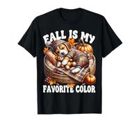 Autumn Beagle Dog for Puppy Lover Fall Is My Favorite Color Maglietta