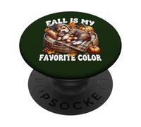 Autumn Beagle Dog For Puppy Lover Fall Is My Favorite Color PopSockets PopGrip Adesivo