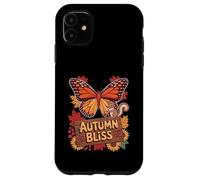 Autumn Bliss Farfalla Foglie Scoiattolo Custodia per iPhone 11