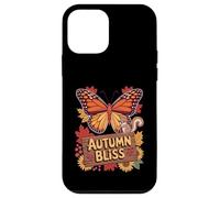 Autumn Bliss Farfalla Foglie Scoiattolo Custodia per iPhone 12 mini