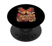 Autumn Bliss Farfalla Foglie Scoiattolo PopSockets PopGrip Adesivo
