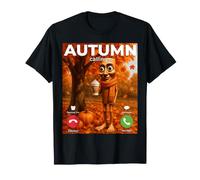 Autumn Calling Funny Tung Sahur Brainrot Pumpkin Spice Latte Maglietta
