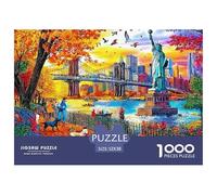 Autumn Cityscape Puzzle Quality Paper Material Excellent Hobby for Quiet Time, Weekends And Holiday Relaxation 52x38cm/1000pcs