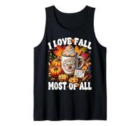 Autumn Coffee Mug Graphic for Women I Love Fall Most of all Canotta