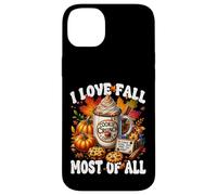 Autumn Coffee Mug Graphic For Women I Love Fall Most Of All Custodia per iPhone 14 Plus