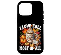 Autumn Coffee Mug Graphic For Women I Love Fall Most Of All Custodia per iPhone 16 Pro