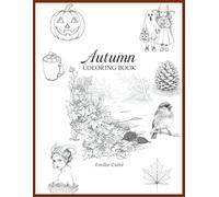 Autumn coloring book