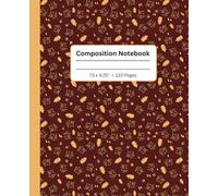 Autumn Composition Notebook: 110 pages, 7.5 x 9.25"