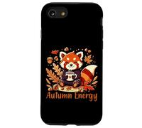 Autumn Energy Red Panda Coffee Fall Design Custodia per iPhone SE (2020) / 7/8