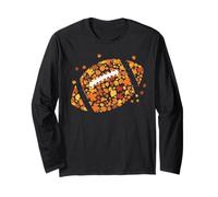Autumn Fall Leaves Cozy Seasonal Vibe Maglia a Manica
