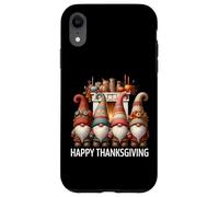 Autumn Fall Must Haves For Gnome Lover Happy Thanksgiving Custodia per iPhone XR