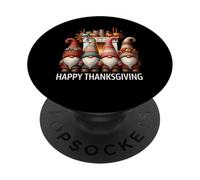 Autumn Fall Must Haves For Gnome Lover Happy Thanksgiving PopSockets PopGrip Adesivo